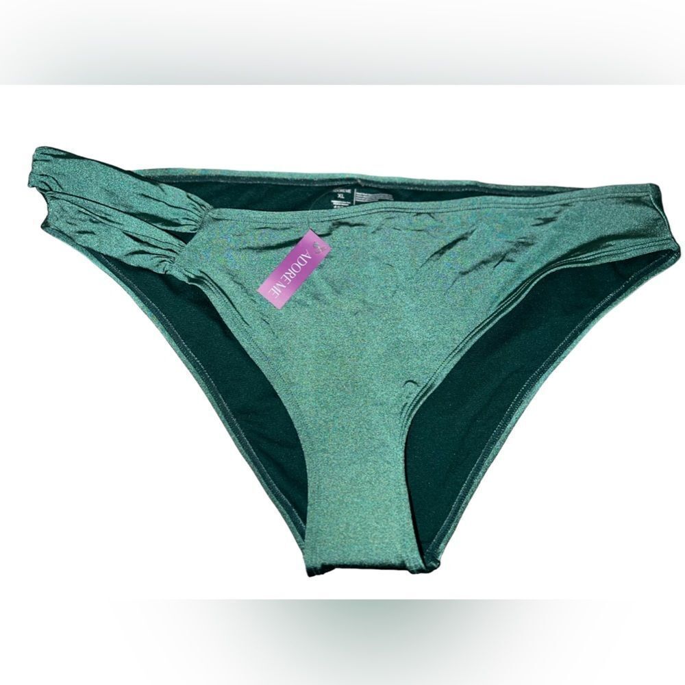 Adore Me Green Swim Bottom Extra Large NWT